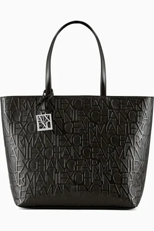 Armani Exchange Shopper-Tasche mit Allover-Logo