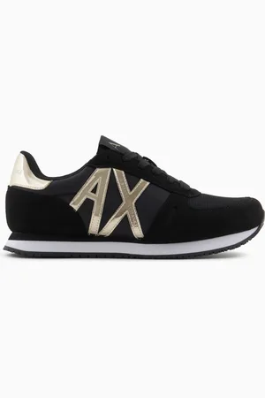 Armani Exchange Mikrofaser-Sneaker mit Logo