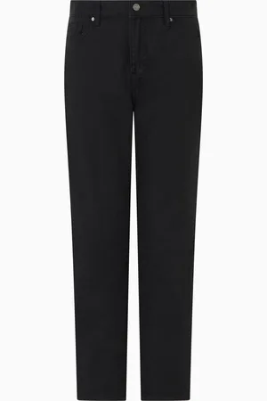 Armani Exchange Boyfriendjeans aus steifer Baumwolle mit Used-Effekt