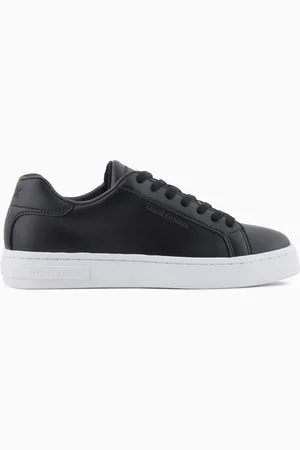 Armani Exchange Sneakers mit Schnürsenkeln und Logo