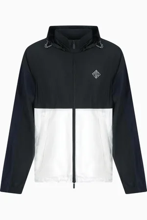 Armani Exchange Windjacke im Farbblockdesign mit Reißverschluss