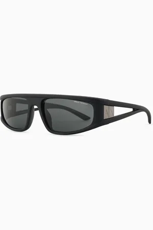 Armani Exchange Sonnenbrille mit unregelmäßig geformter Fassung für Herren