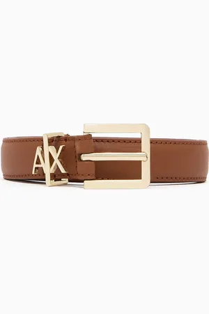 Armani Exchange Dünner Gürtel mit kleinem Logo