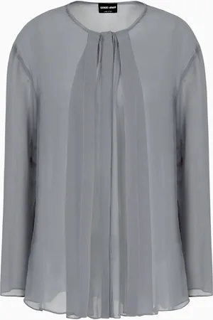 Giorgio Armani Bluse aus Seidengeorgette