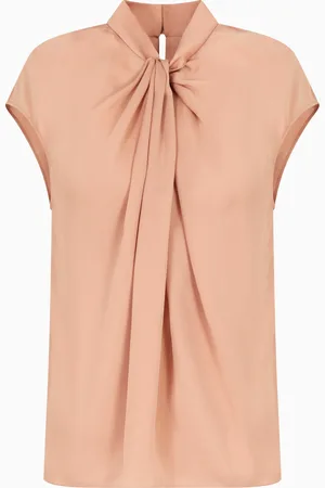 Giorgio Armani Bluse aus doppeltem, gewaschenem Seiden-Georgette