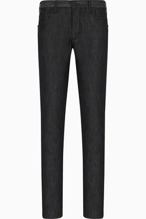 Emporio Armani J45 Regular-Fit-Jeans aus Denim 8 oz in Wash-Used-Optik