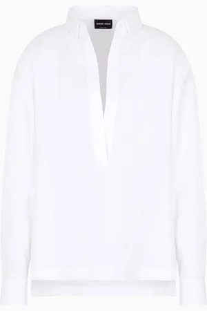 Giorgio Armani Bluse aus Baumwolltwill