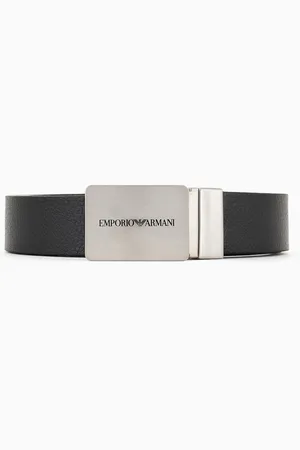 Emporio Armani Wendegürtel aus Leder mit Logo-Schnalle