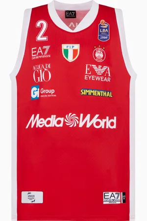 EA7 Replika-Tanktop der Olimpia Milano 24/25 Championship