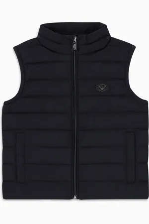 Emporio Armani ASV Gesteppte, ärmellose Daunenjacke aus Nylon mit recycelten Daunen