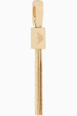 Emporio Armani Goldfarbener Messing-Anhänger