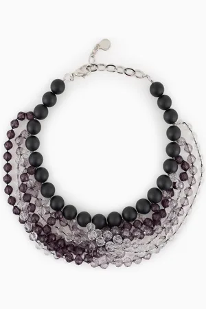 Emporio Armani Mehrsträngige Choker-Halskette mit Kugeln