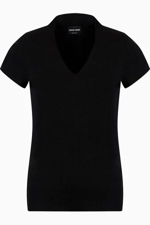 Giorgio Armani Top mit V-Ausschnitt