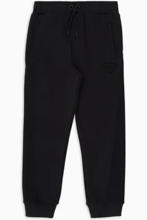 Emporio Armani ASV Jogginghose aus Jersey-Pikee mit gesticktem Logo