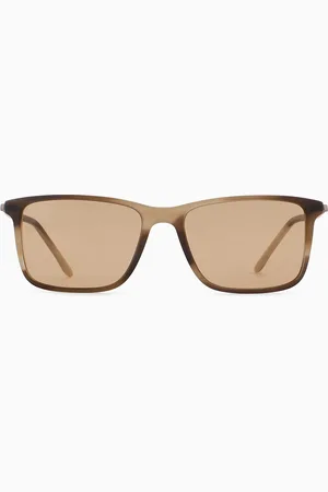 Giorgio Armani Sonnenbrille für Herren mit rechteckiger Fassung