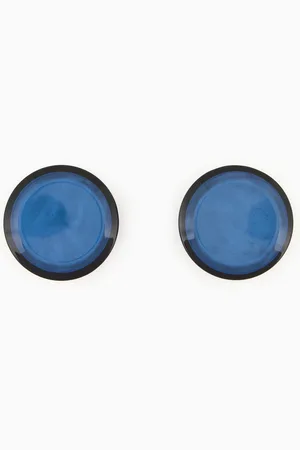 Emporio Armani Runde Maxi-Ohrstecker in Glanz-Optik