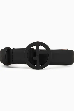 Giorgio Armani Gürtel aus Leder in gummierter Optik