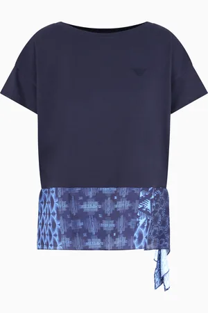 Emporio Armani T-Shirt aus Baumwoll-Jersey mit Logo