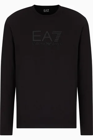 EA7 Visibility Langarmshirt aus Baumwollstretch