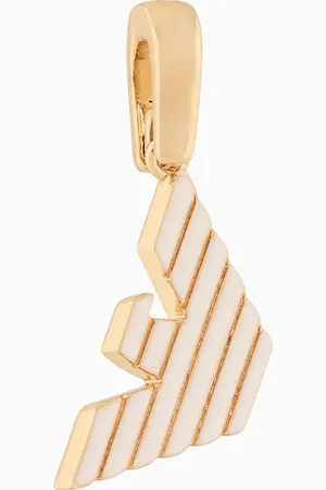 Emporio Armani Goldfarbener Messing-Anhänger