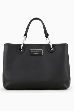 Emporio Armani ASV Kleiner Shopper MyEA aus organischem Leder
