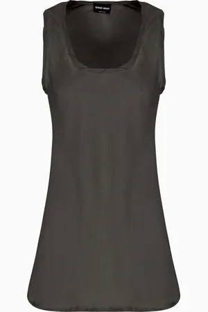 Giorgio Armani Langes Seidentop