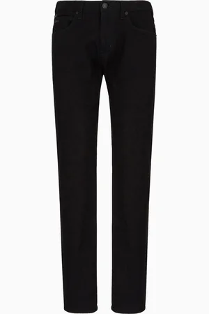 Emporio Armani Jeans J45 in Regular Fit aus gewaschenem Komfort-Denim 10,5 oz und Twill