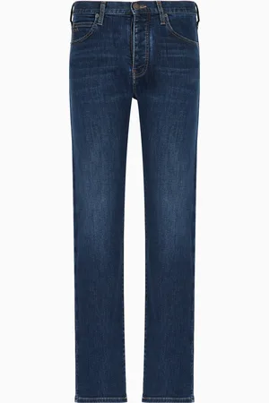 Emporio Armani Jeans J21 in Regular Fit aus gewaschenem Komfort-Denim 11,5 oz