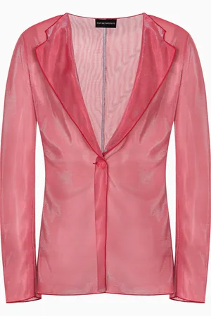 Emporio Armani Blazer aus changierendem Strick