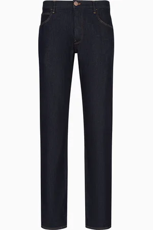 Giorgio Armani Five-Pocket-Hose in Regular Fit aus Baumwolldenim mit Stretch