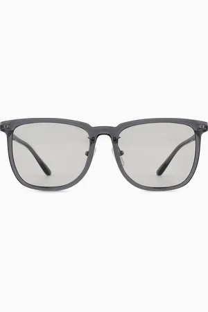 Emporio Armani Eckige Unisex-Sonnenbrille