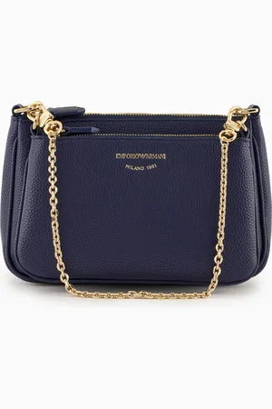 Emporio Armani Minitasche mit doppeltem Schulterriemen und Hirsch-Print