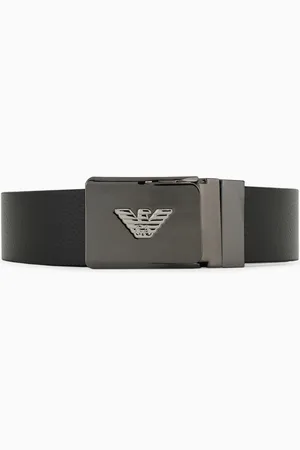 Emporio Armani Gürtel aus Leder mit Logo-Schnalle aus Metall