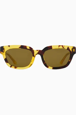 Emporio Armani Sonnenbrille mit unregelmäßig geformter Fassung für Damen