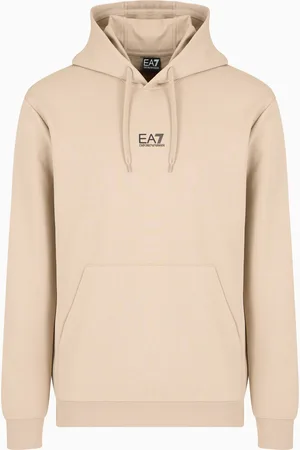 EA7 Core Identity Sweatshirt aus Baumwolle mit Kapuze