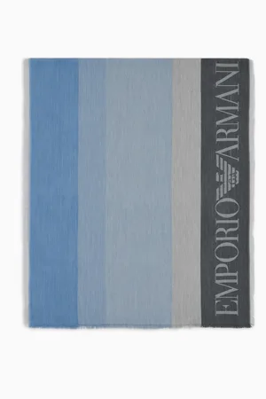 Emporio Armani Stola mit mehrfarbigen vertikalen Bändern
