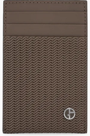 Giorgio Armani Kartenetui aus bedrucktem Leder