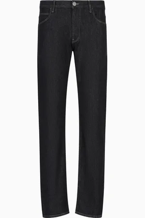 Giorgio Armani Five-Pocket-Hose in Regular Fit aus Baumwolldenim mit Stretch