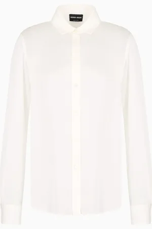 Giorgio Armani Bluse aus Seidenmusselin
