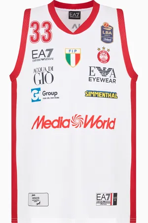 EA7 Replika-Tanktop der Olimpia Milano 24/25 Championship