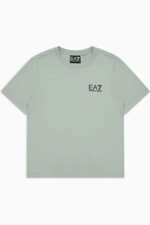 EA7 Core Identity Boy T-Shirt mit Rundhalsausschnitt aus Baumwolle