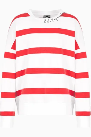 EA7 Sweatshirt Costa Smeralda aus Baumwollstretch