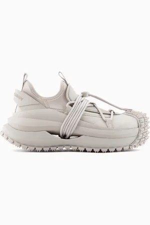 Emporio Armani Sneaker aus Nylon mit Scuba-Details und Tunnelzug