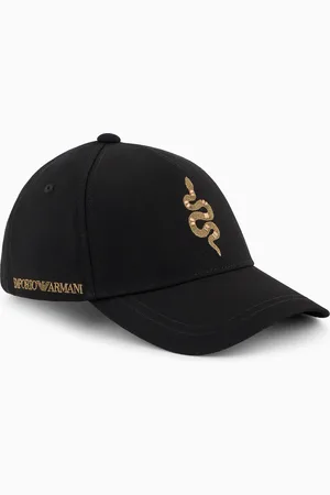 Emporio Armani Baseballcap mit Schlangenstickerei