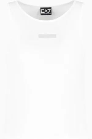EA7 Top aus einer elastischen Modal-Mischung