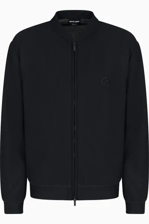 Giorgio Armani Blouson aus geprägtem Funktionsstoff