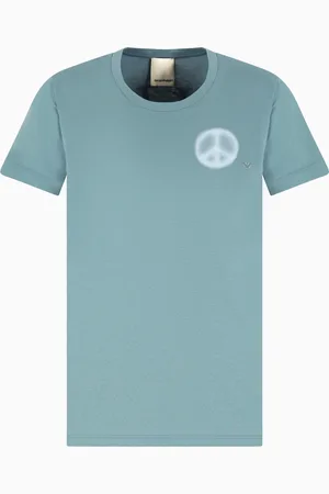 Emporio Armani Jersey-T-Shirt mit Maxi-Print der Peace ASV Sonderkollektion