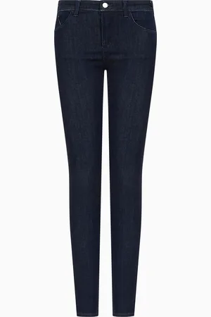 Emporio Armani Jeans J28 mit mittelhohem Bund und sehr schmalem Bein aus Denim und Viskosegemisch