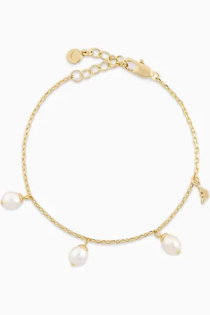 Emporio Armani Glieder-Armband aus goldfarbenem Messing