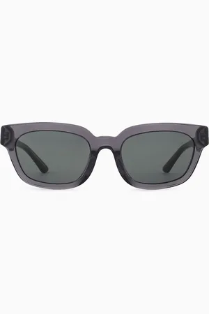 Emporio Armani Sonnenbrille mit unregelmäßig geformter Fassung für Damen